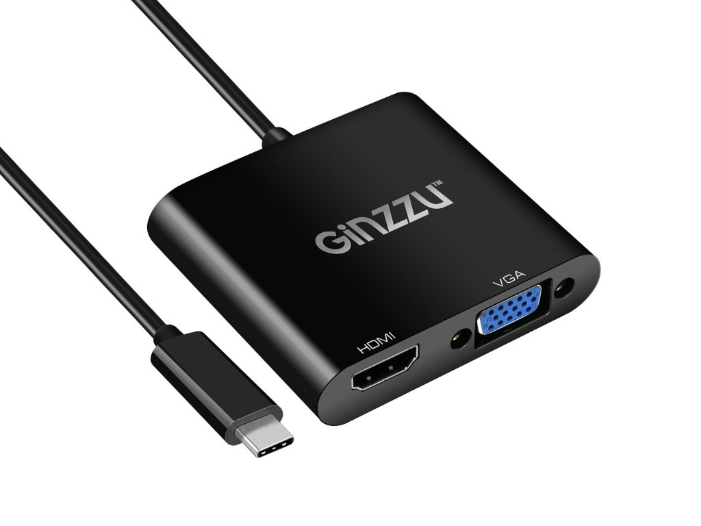 

Переходник Ginzzu USB Type-C-HDMI (GC-875HVC), GC-875HVC