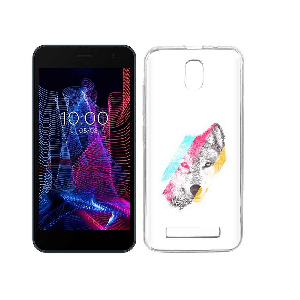 

Чехол MyPads Tocco для BQ 5047L Like волк градиент, Прозрачный, Tocco