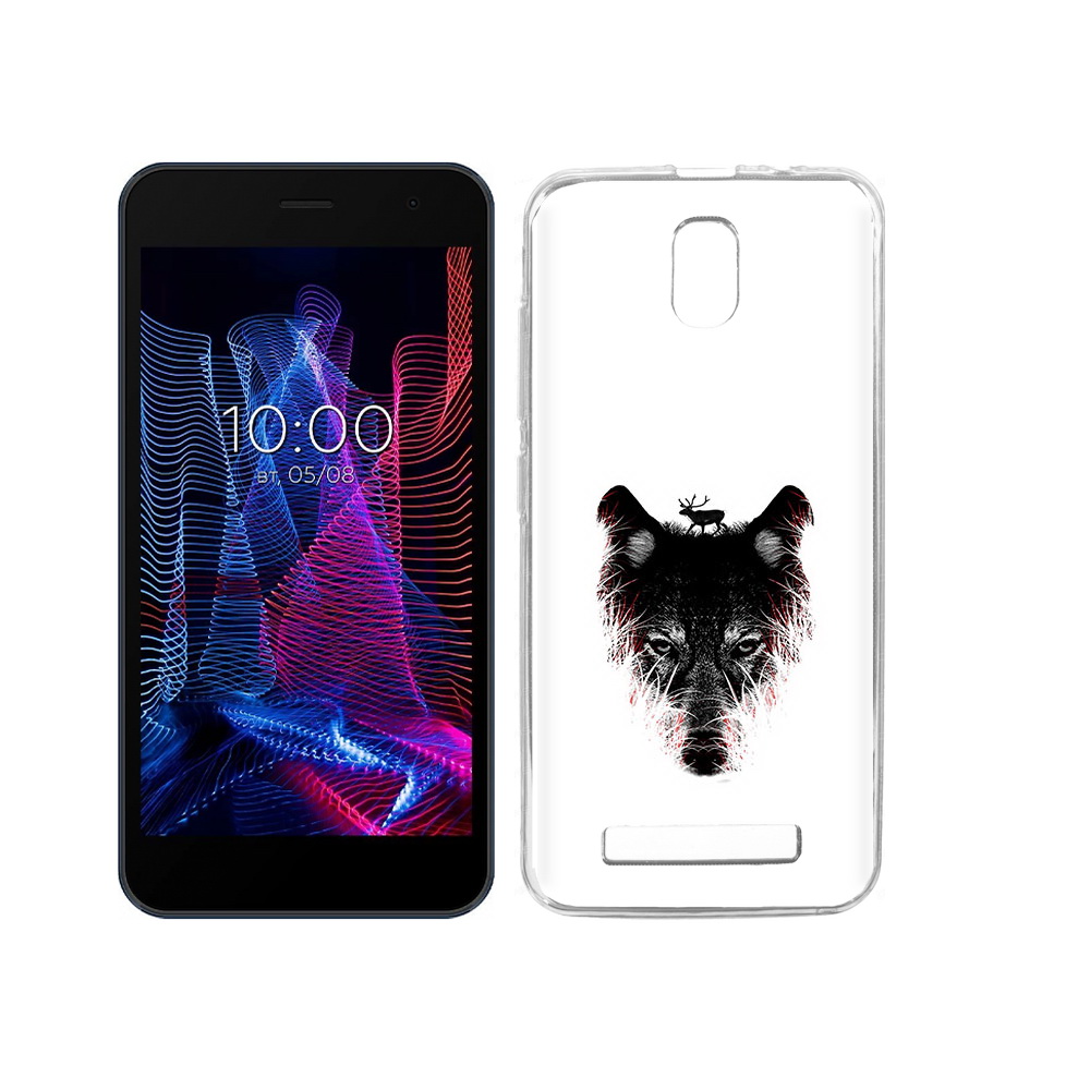 

Чехол MyPads Tocco для BQ 5047L Like волк в траве, Прозрачный, Tocco