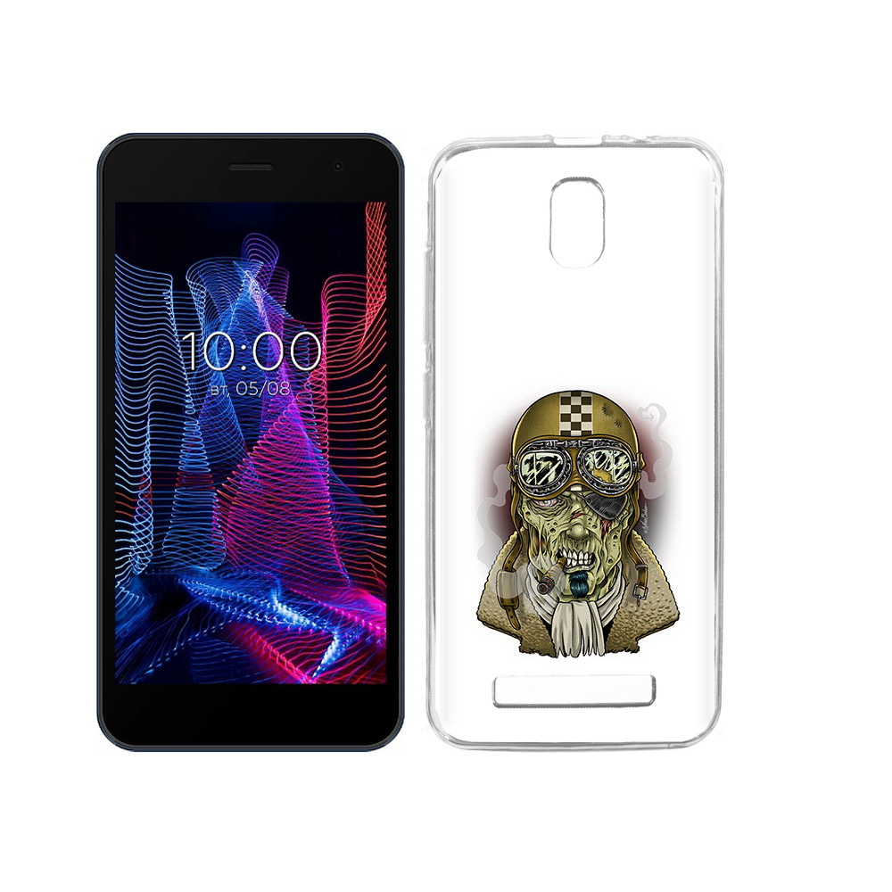 

Чехол MyPads Tocco для BQ 5047L Like военный зомби, Прозрачный, Tocco