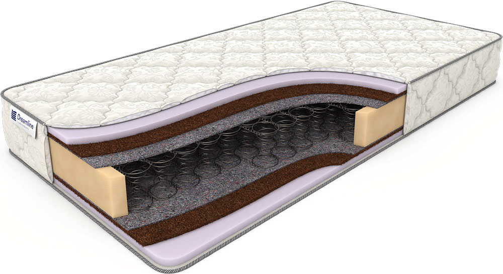 

Матрас Дримлайн Eco Foam Hard BS-120 200х210х20, Белый, Eco Foam Hard BS-120
