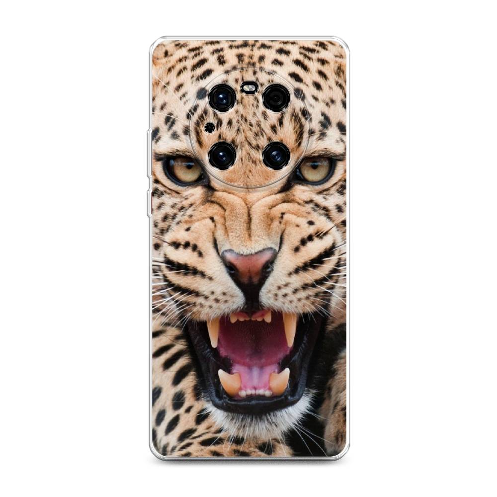 

Чехол на Huawei Mate 40E Pro "Леопард 3d", Бежевый;черный, 6107550-6