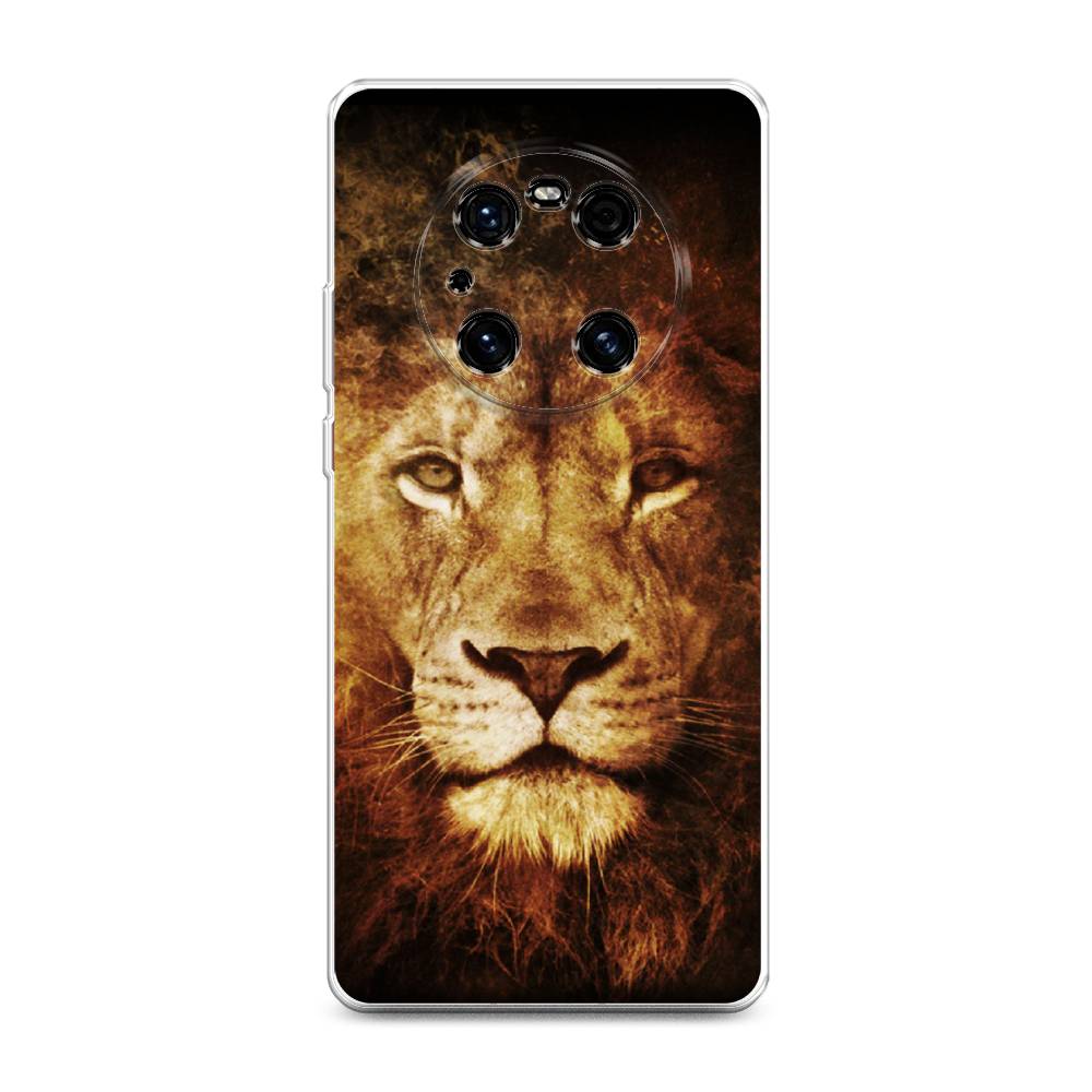 

Чехол на Huawei Mate 40E Pro "Лев", Черный;коричневый;желтый, 6107550-6