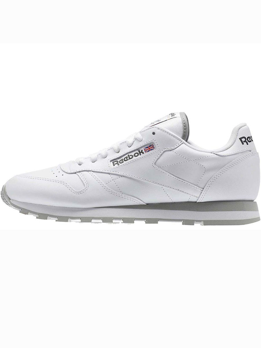 фото Кроссовки мужские reebok classic leather белые 6.5 us