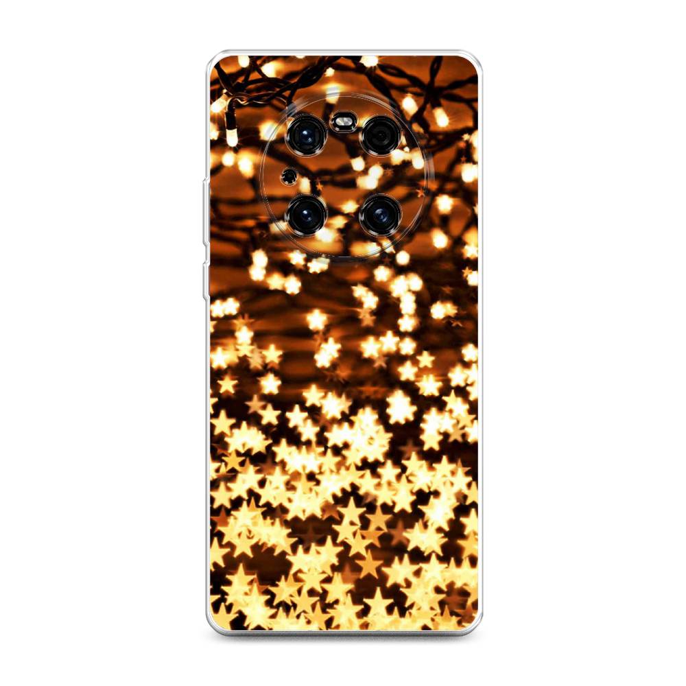 

Чехол на Huawei Mate 40E Pro "Новогодняя гирлянда", Золотистый, 6107550-5