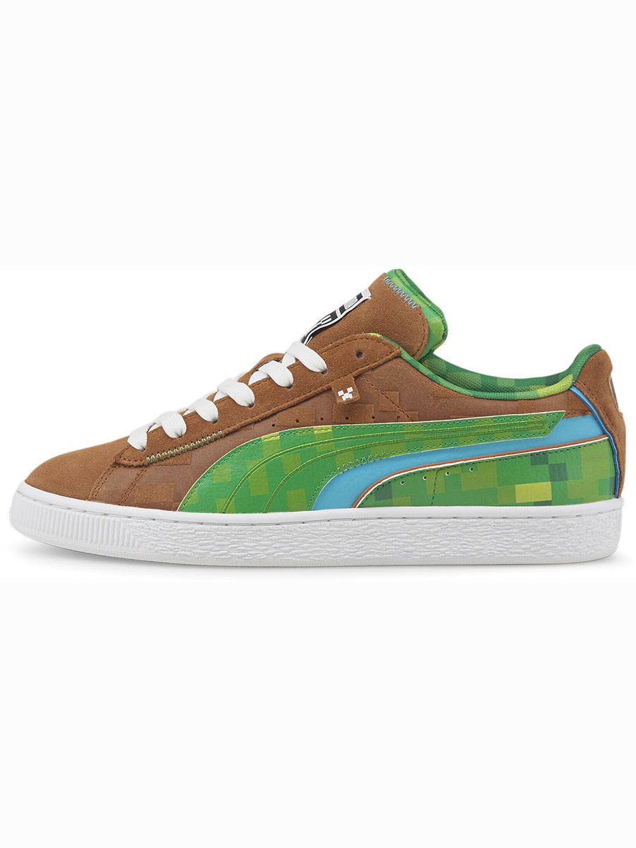 фото Кроссовки puma suede minecraft коричневые 3.5 uk