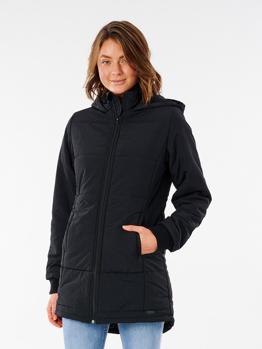 Куртка женская Rip Curl SOUTHERN PUFFER JACKET черная XS