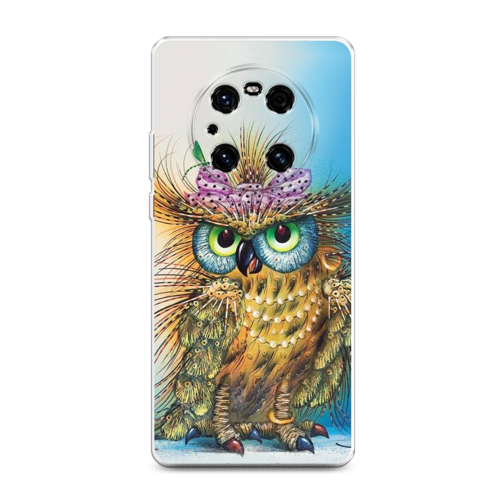 

Чехол на Huawei Mate 40E Pro "Модная сова", Коричневый;голубой, 6107550-1