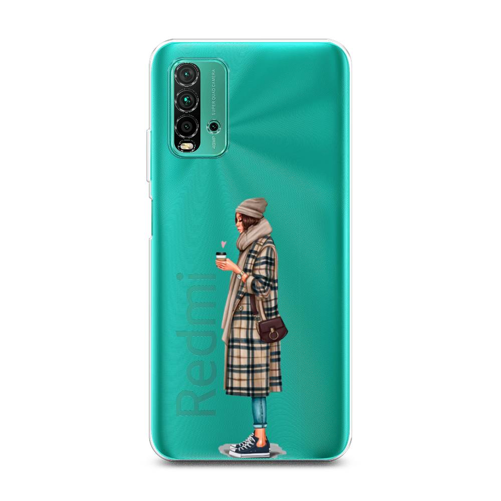 

Чехол для Xiaomi Redmi 9T "Утренний кофе", Коричневый;бежевый, 39850-6