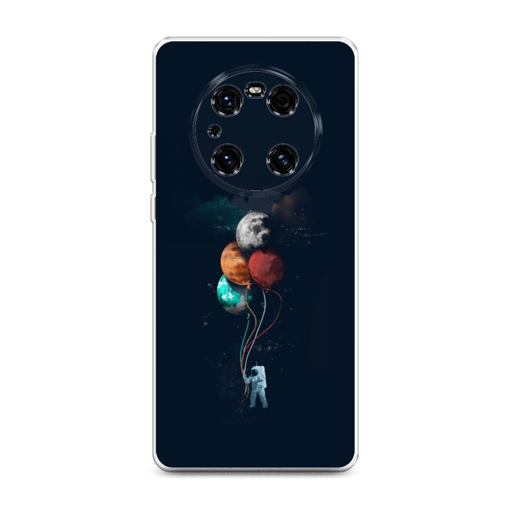 

Чехол на Huawei Mate 40E Pro "Космонавт с шариками", Разноцветный, 6107550-4
