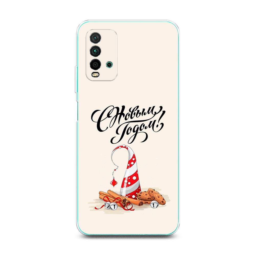 

Чехол для Xiaomi Redmi 9T "Подарки на Новый Год", Бежевый;красный;черный, 39850-5