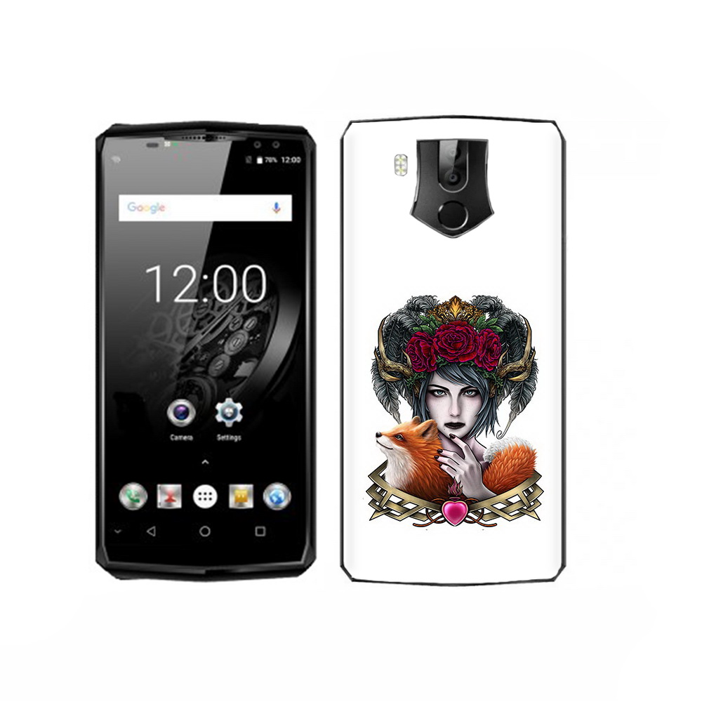 

Чехол MyPads Tocco для Oukitel K10 девушка с лисой, Прозрачный, Tocco