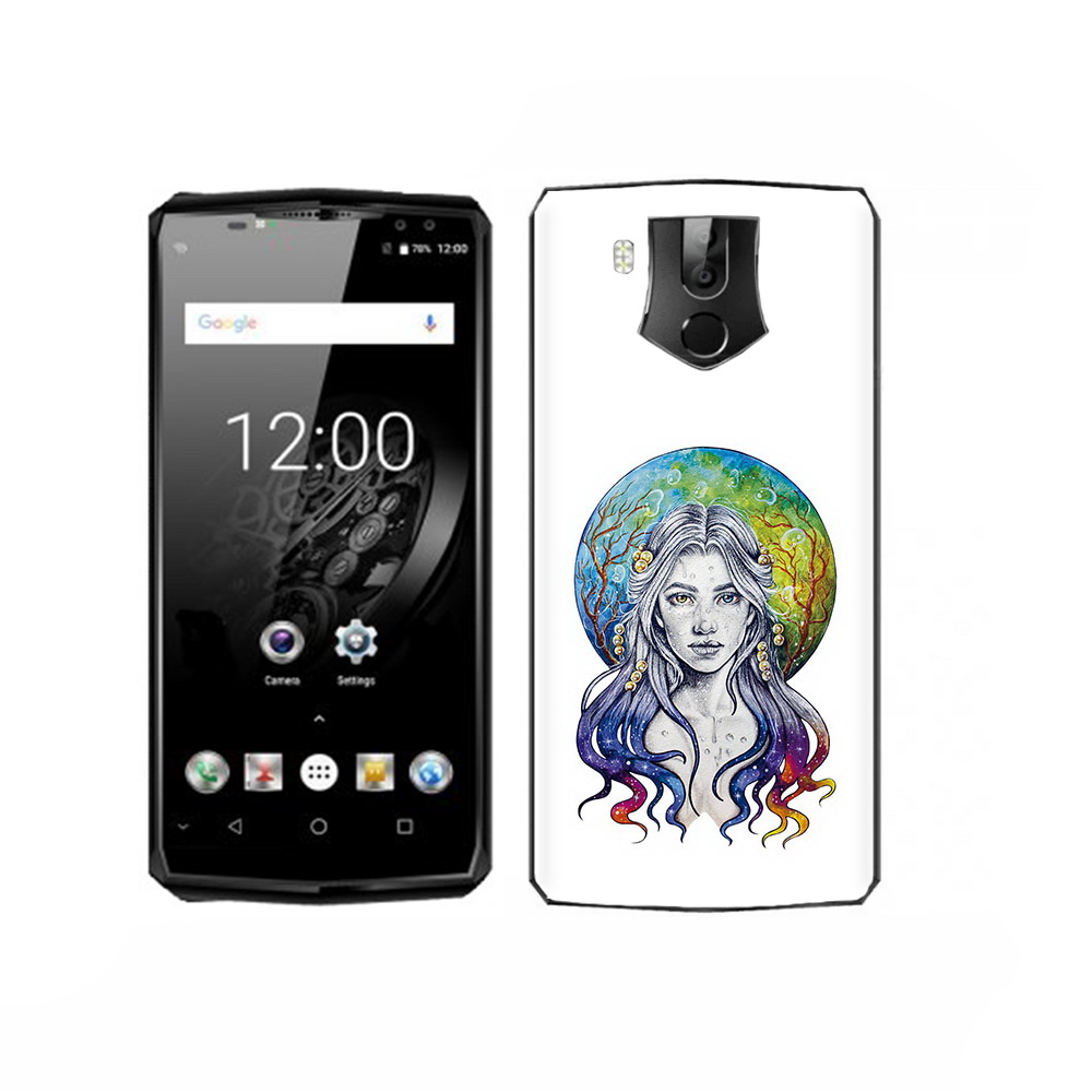 

Чехол MyPads Tocco для Oukitel K10 девушка с красивыми волосами, Прозрачный, Tocco