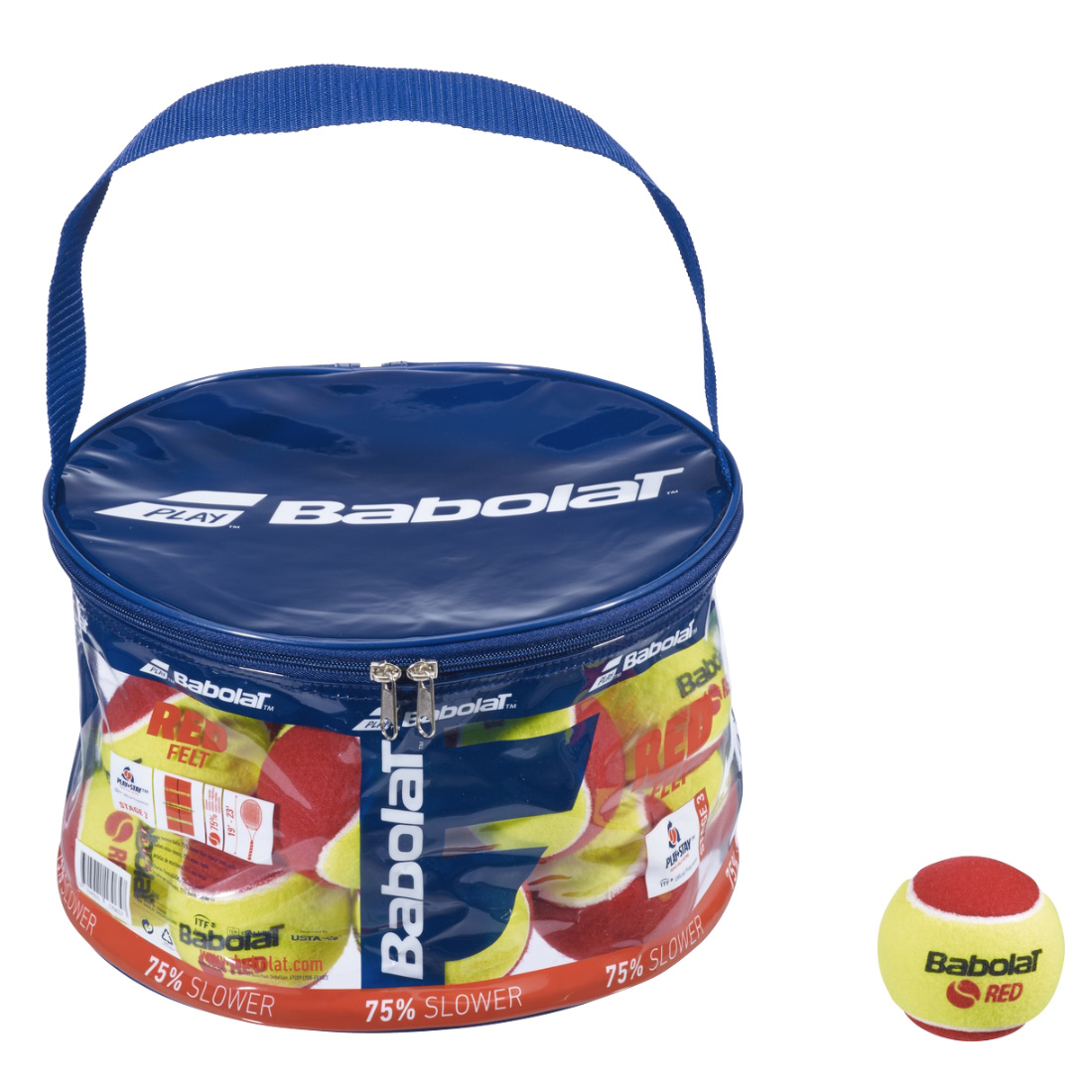 Мячи для тенниса Babolat Red Felt Polybag x24 12753₽