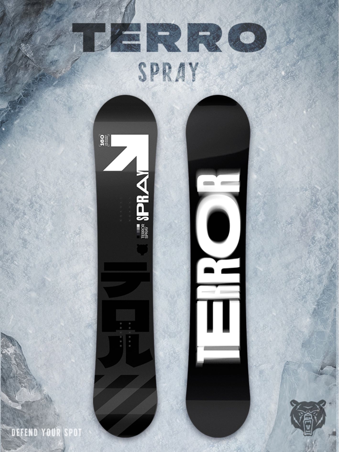 

Сноуборд TERROR - SPRAY 23/24 черно-белый 157, Черный;белый, SPRAY 23/24