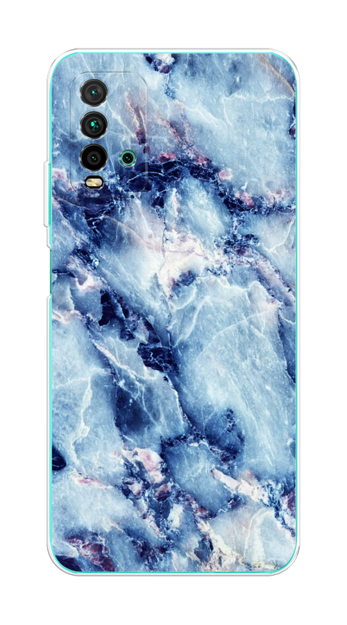 

Чехол на Xiaomi Redmi 9T "Мрамор с синими прожилками", Синий, 39850-3
