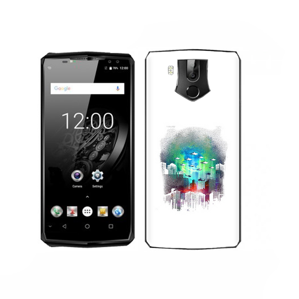 

Чехол MyPads Tocco для Oukitel K10 город в свечении, Прозрачный, Tocco