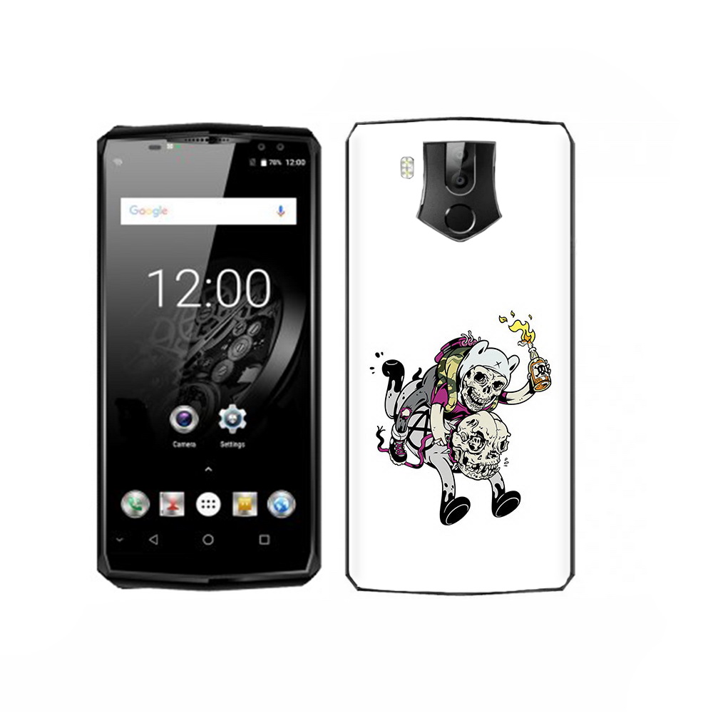 

Чехол MyPads Tocco для Oukitel K10 время приключений скелеты, Прозрачный, Tocco