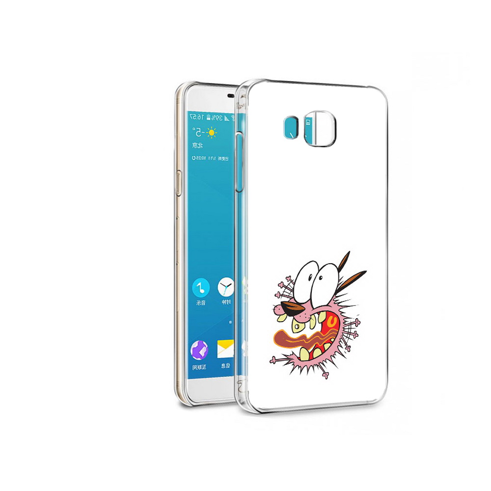 

Чехол MyPads Tocco для Samsung Galaxy Alpha испуганный бобик (PT13063.503.381), Прозрачный, Tocco
