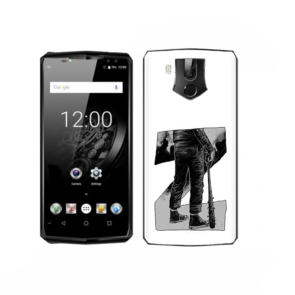 

Чехол MyPads Tocco для Oukitel K10 воин черно белый, Tocco