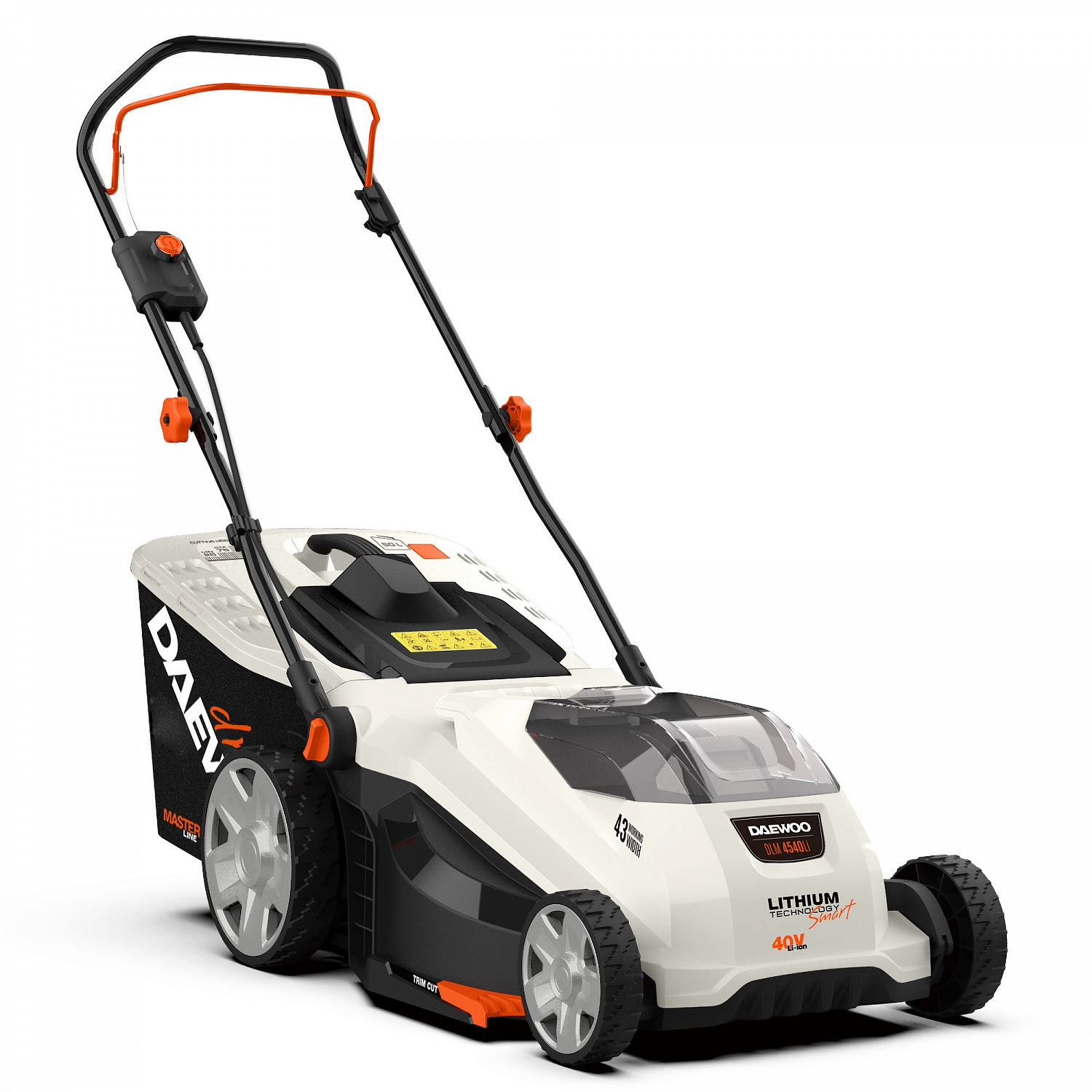 

Аккумуляторная газонокосилка DAEWOO DLM 4540 Li 40В, 45 см