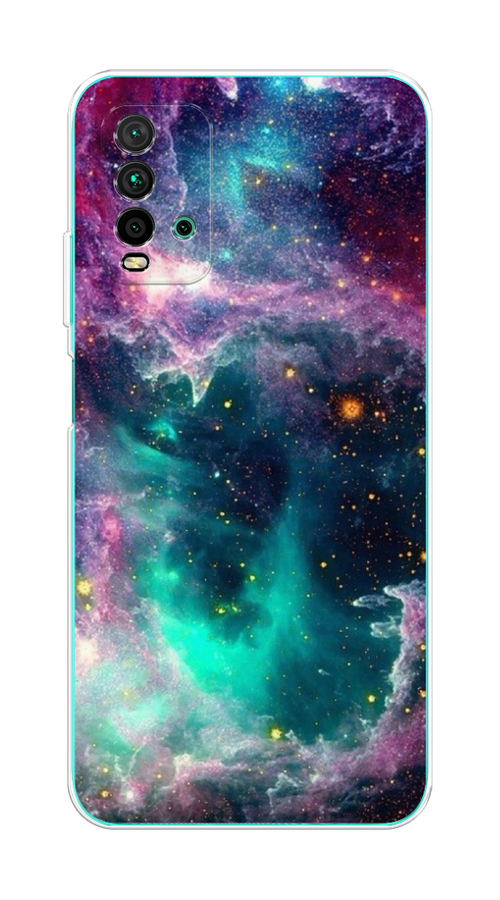 

Чехол на Xiaomi Redmi 9T "Звездные облака", Розовый;бежевый, 39850-2