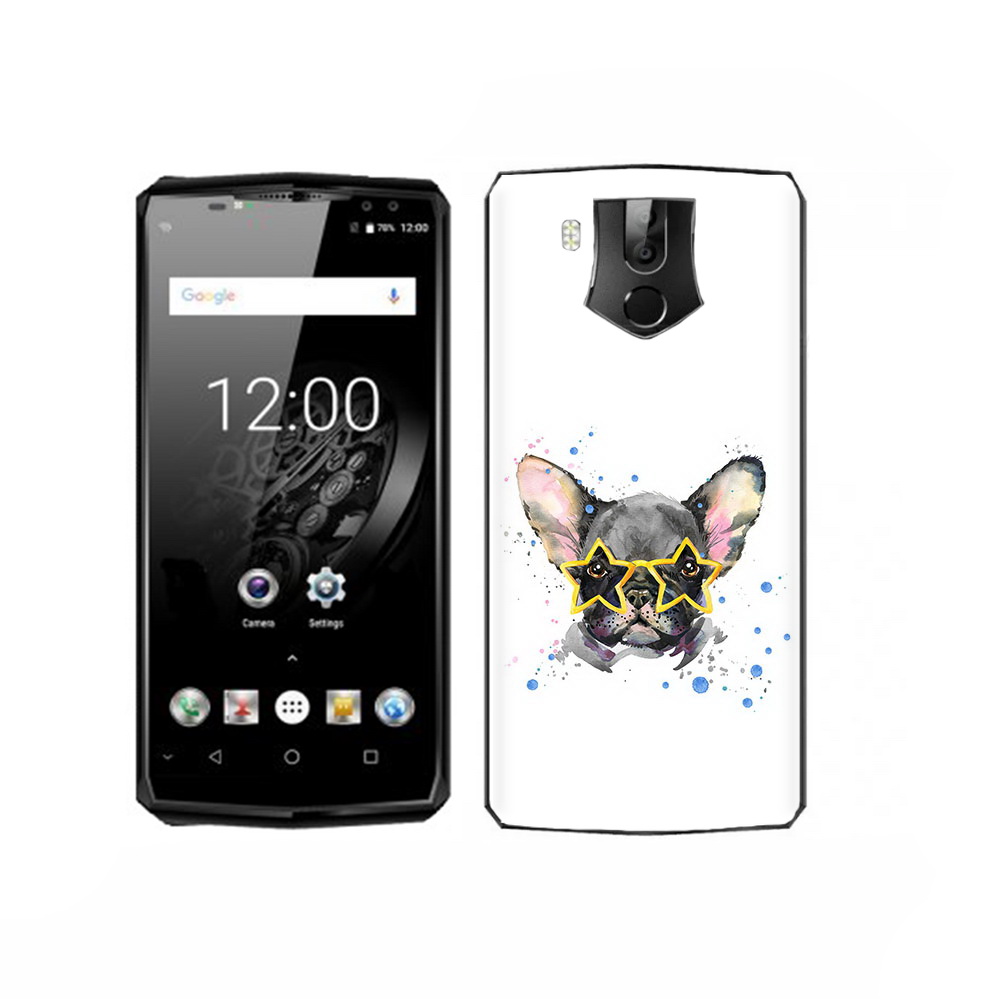 

Чехол MyPads Tocco для Oukitel K10 буля в очках, Прозрачный, Tocco