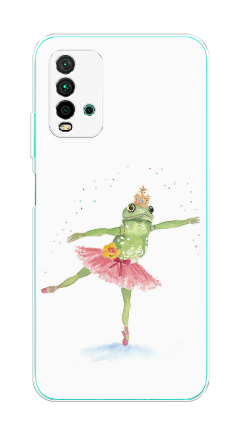 

Чехол на Xiaomi Redmi 9T "Лягушка-балерина", Зеленый, 39850-4