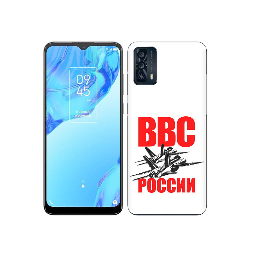 

Чехол MyPads Tocco для TCL 20B ввс, Прозрачный, Tocco