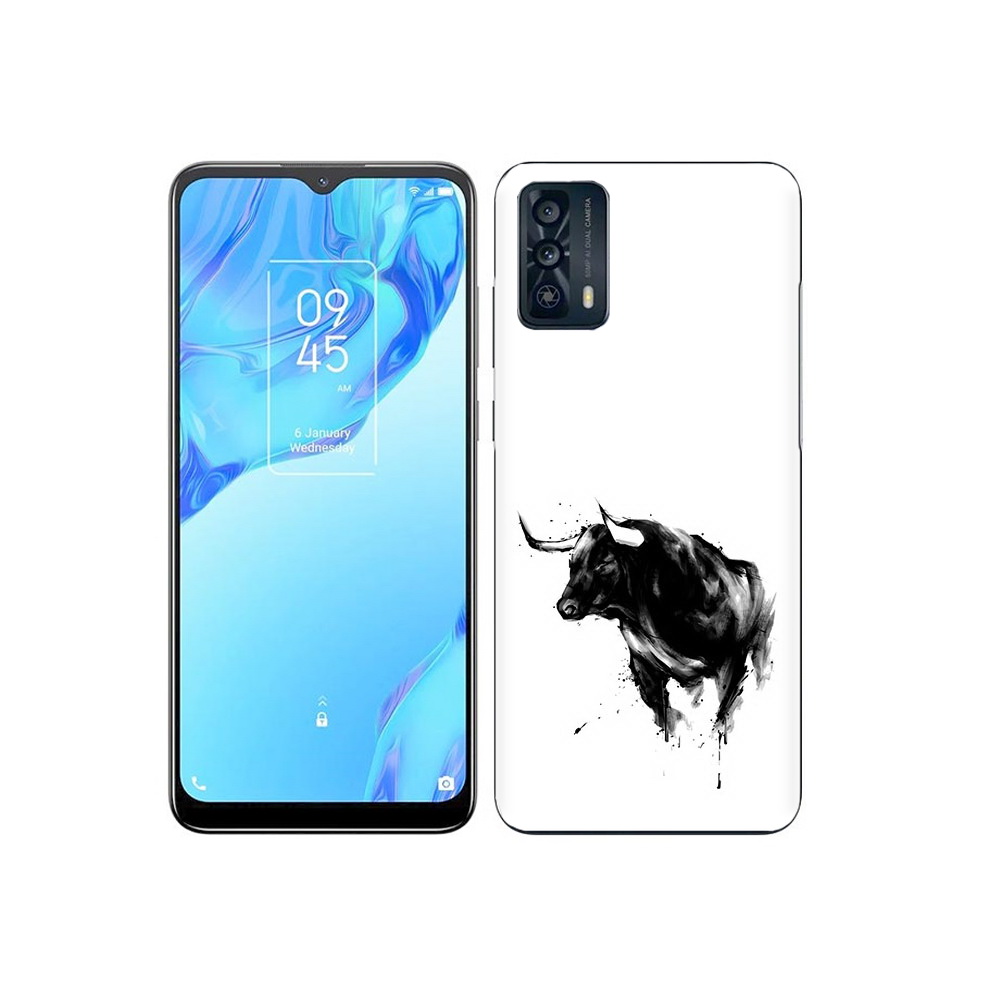 

Чехол MyPads Tocco для TCL 20B бык, Прозрачный, Tocco