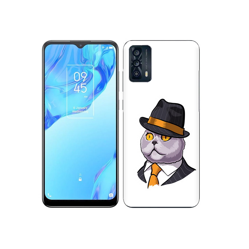 

Чехол MyPads Tocco для TCL 20B британец, Прозрачный, Tocco