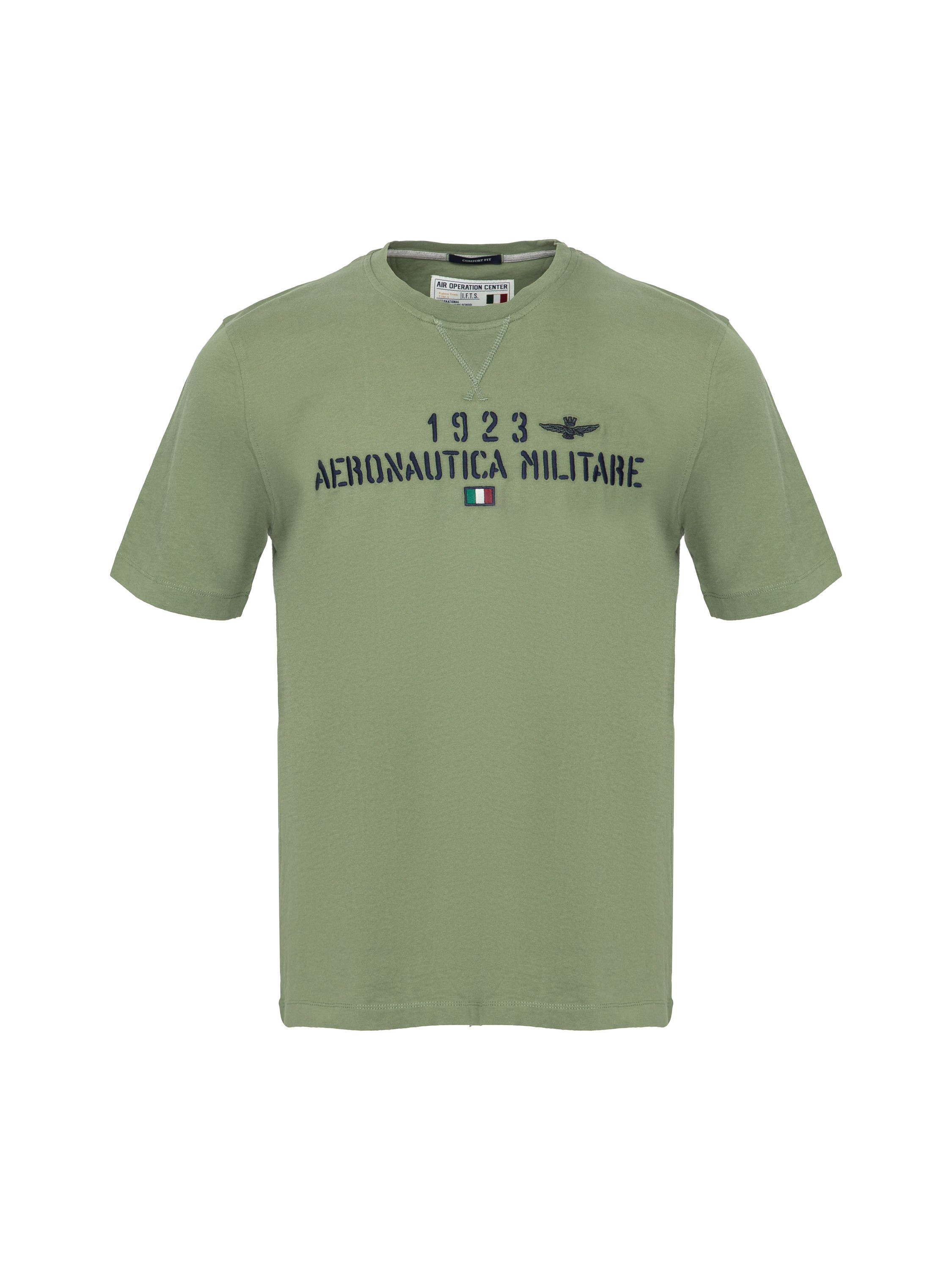 

Футболка мужская Aeronautica Militare TS2099J584 зеленая 56 RU, Хаки, TS2099J584