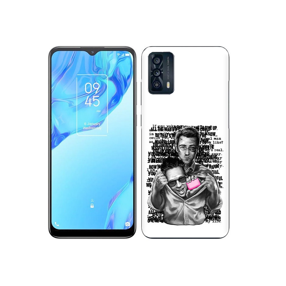 

Чехол MyPads Tocco для TCL 20B бойцовский клуб, Прозрачный, Tocco