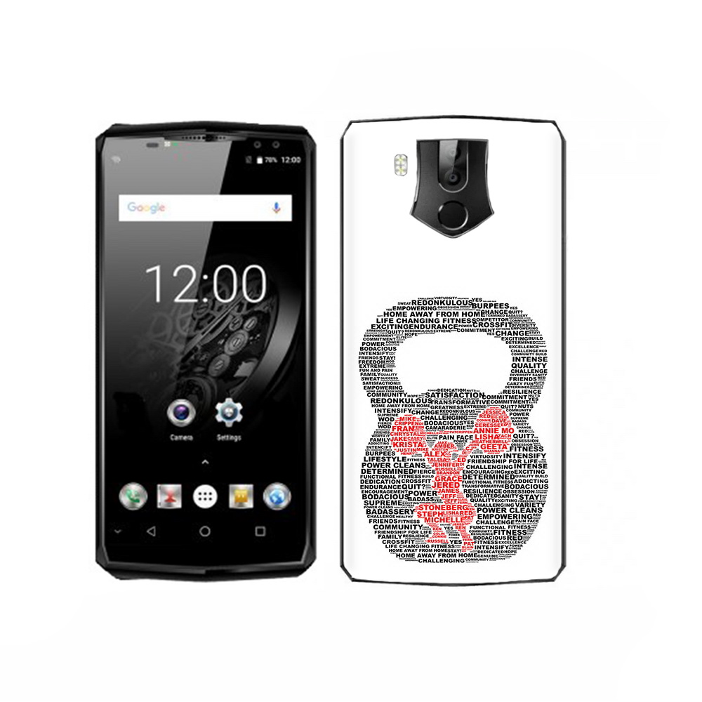 

Чехол MyPads Tocco для Oukitel K10 бодибилдинг гиря из слов, Прозрачный, Tocco