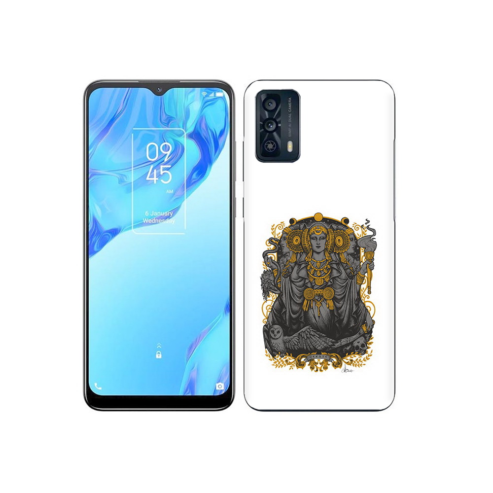 

Чехол MyPads Tocco для TCL 20B божество с золотыми элементами, Прозрачный, Tocco