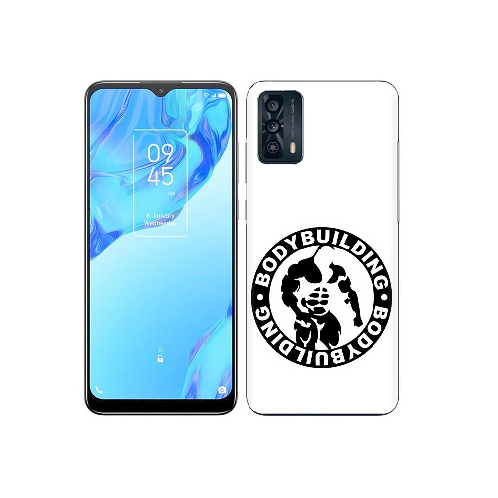 

Чехол MyPads Tocco для TCL 20B бодибилдинг, Прозрачный, Tocco