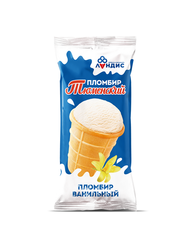 

Мороженое Тюменский пломбир вафельный стаканчик, ванильный, 15%, 80 г