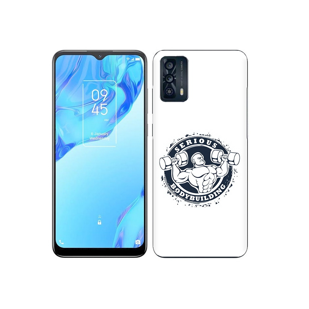 

Чехол MyPads Tocco для TCL 20B бодибилдинг воля к победе, Прозрачный, Tocco