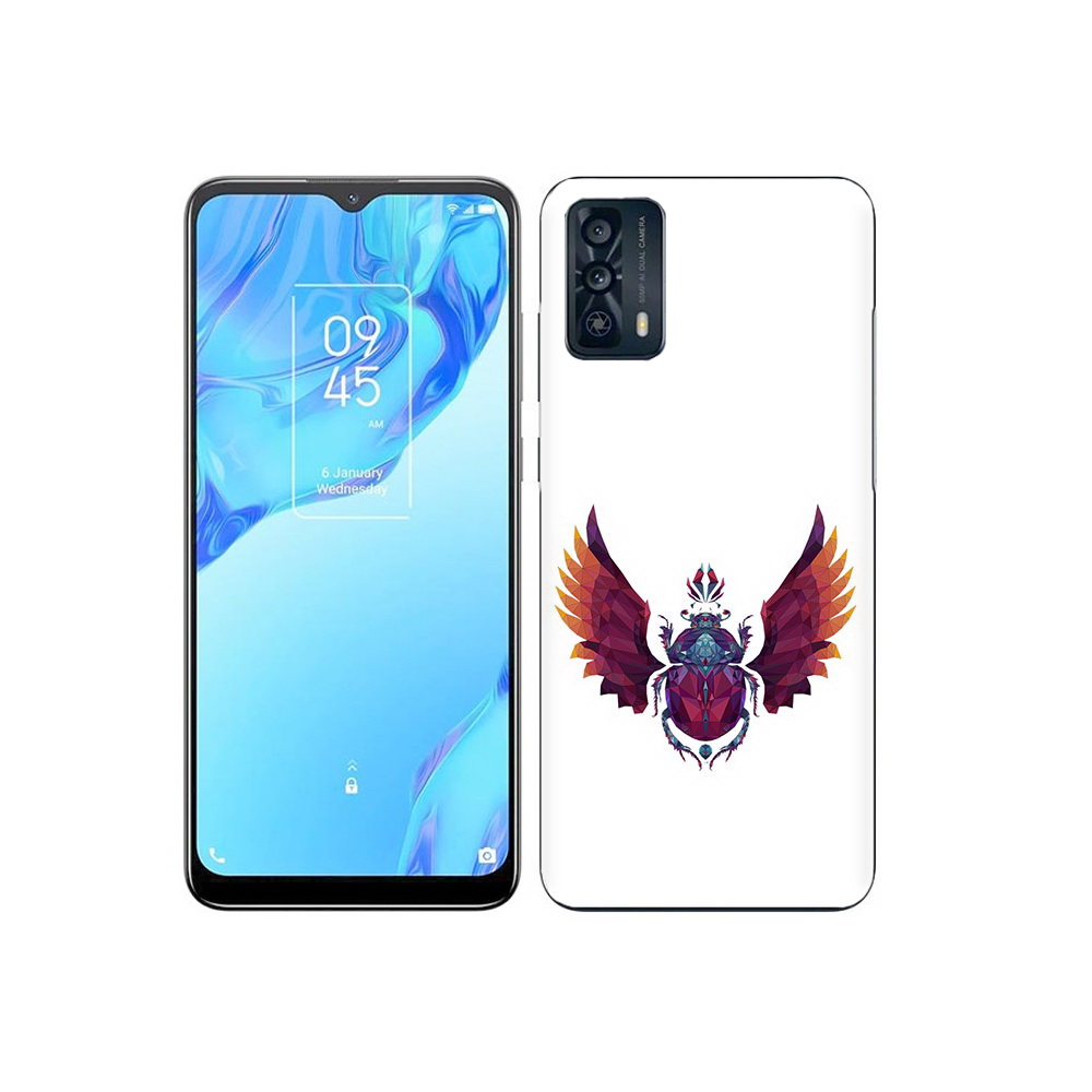 

Чехол MyPads Tocco для TCL 20B алмазный скоробей, Прозрачный, Tocco