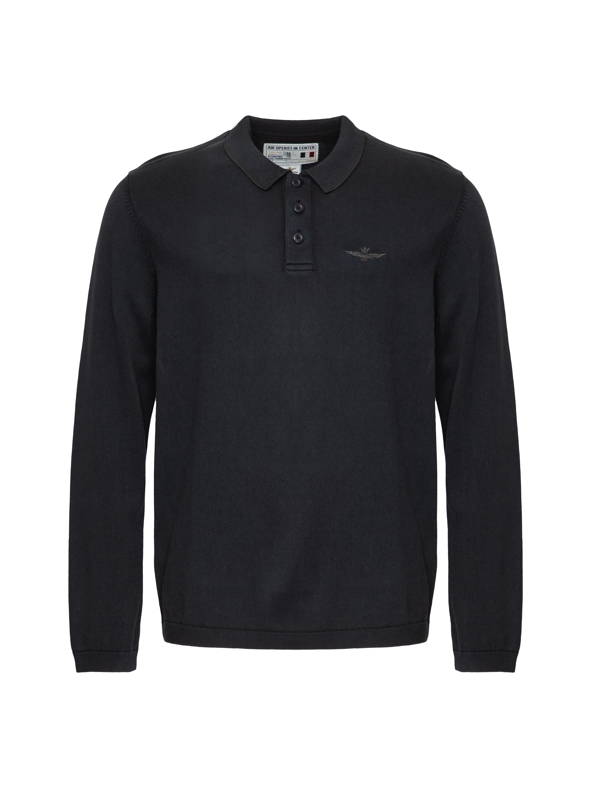 

Джемпер мужской Aeronautica Militare MA1423L494 черный 54 RU, MA1423L494