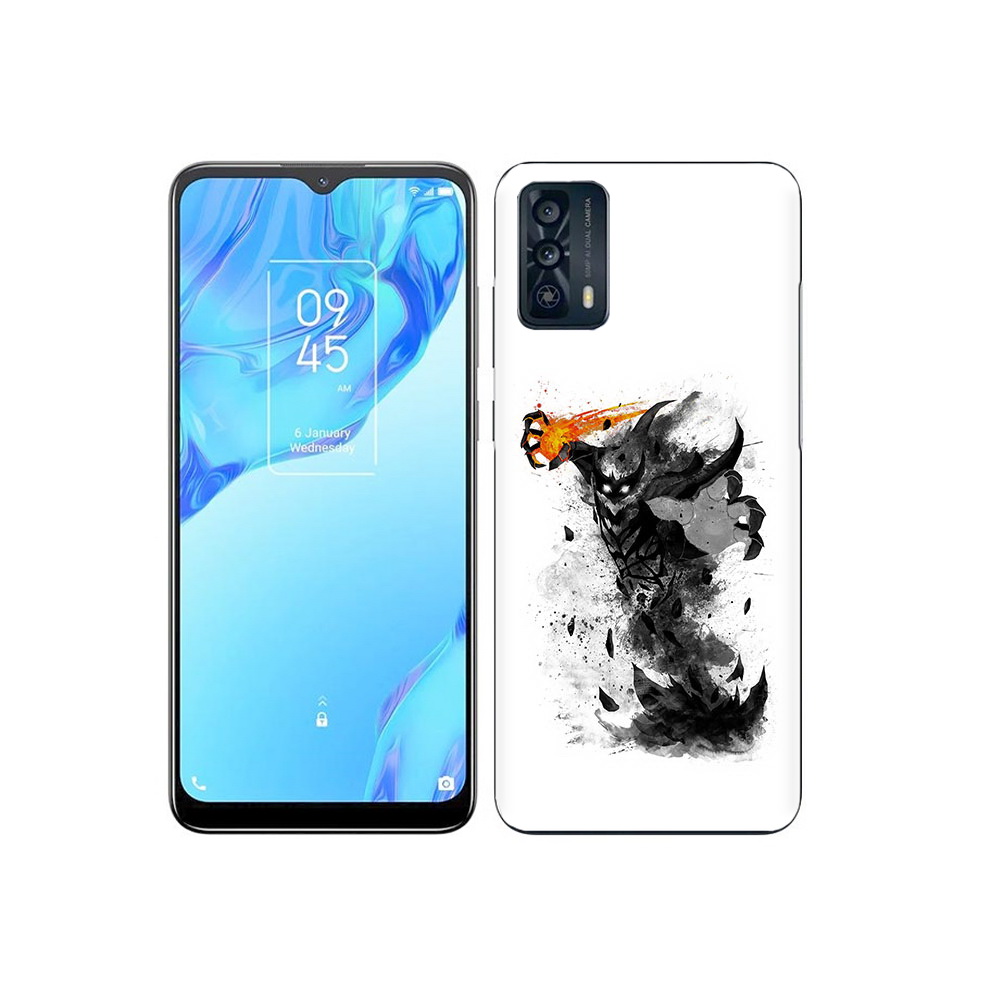 

Чехол MyPads Tocco для TCL 20B nevermore черно белый, Прозрачный, Tocco