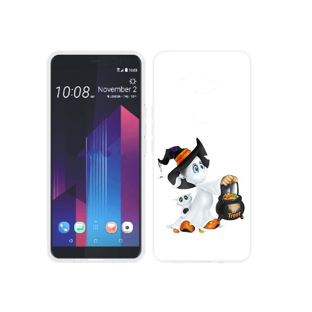 

Чехол MyPads Tocco для HTC U11 EYEs Маленький призрак, Прозрачный, Tocco