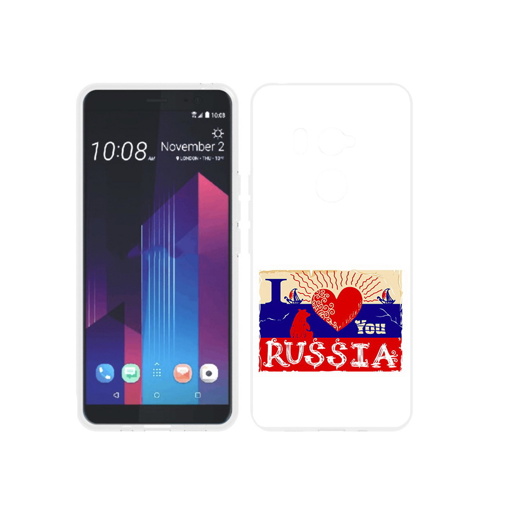 

Чехол MyPads Tocco для HTC U11 EYEs Люблю Россию, Прозрачный, Tocco