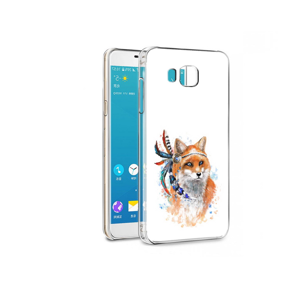 

Чехол MyPads Tocco для Samsung Galaxy Alpha инду лиса (PT13063.503.377), Прозрачный, Tocco
