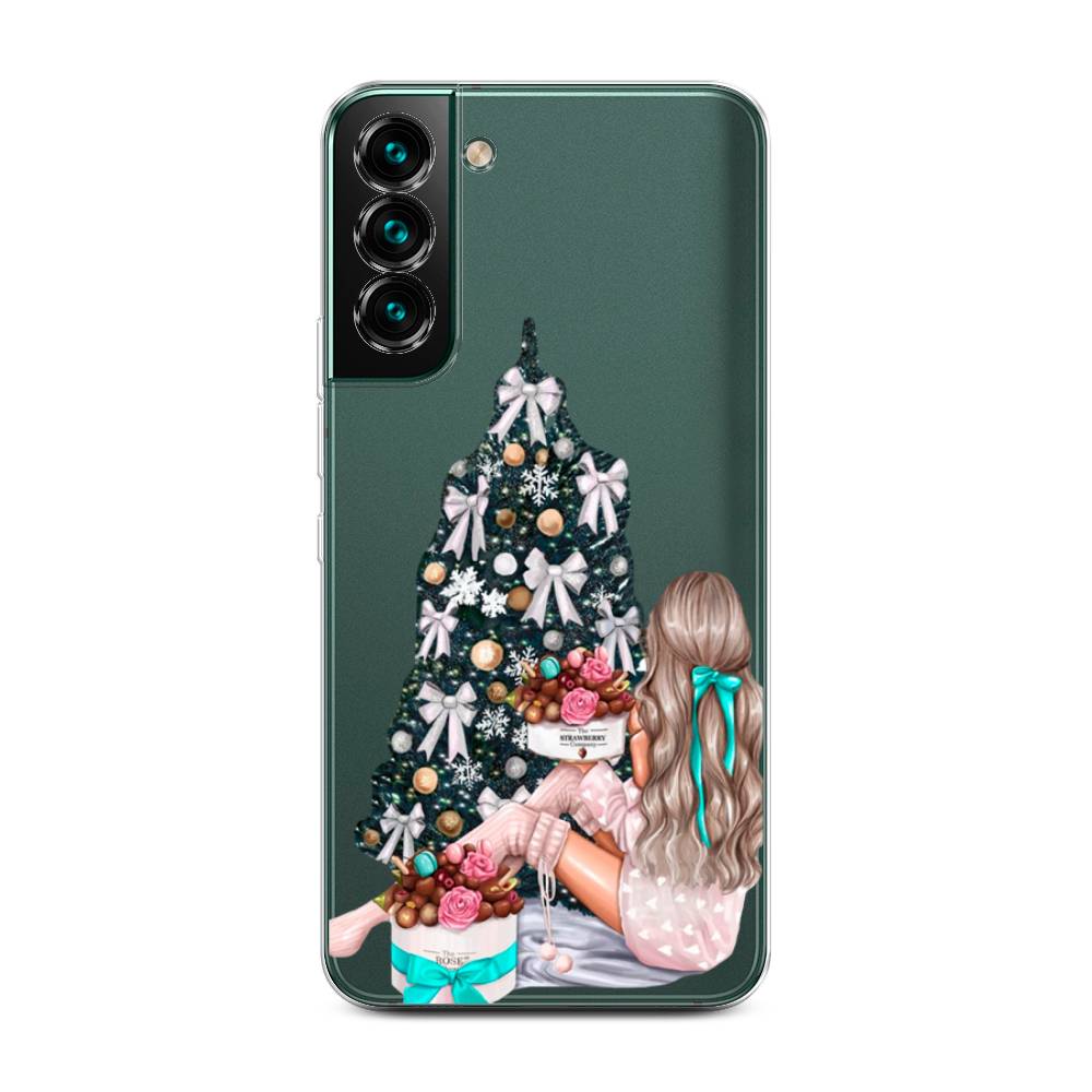 

Чехол на Samsung Galaxy S22 Plus "New Year", Зеленый;бежевый;голубой, 2103950-5