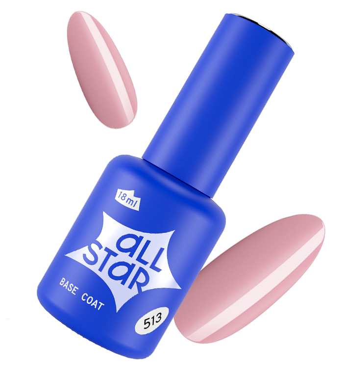 Базовое покрытие ALL STAR Pink 513 розовый 18 мл