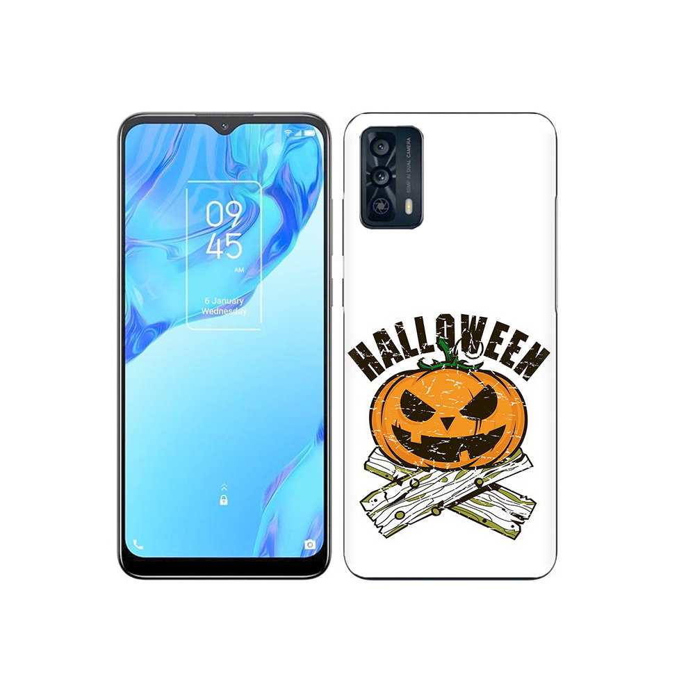 

Чехол MyPads Tocco для TCL 20B Хэллоуин доски тыква, Прозрачный, Tocco