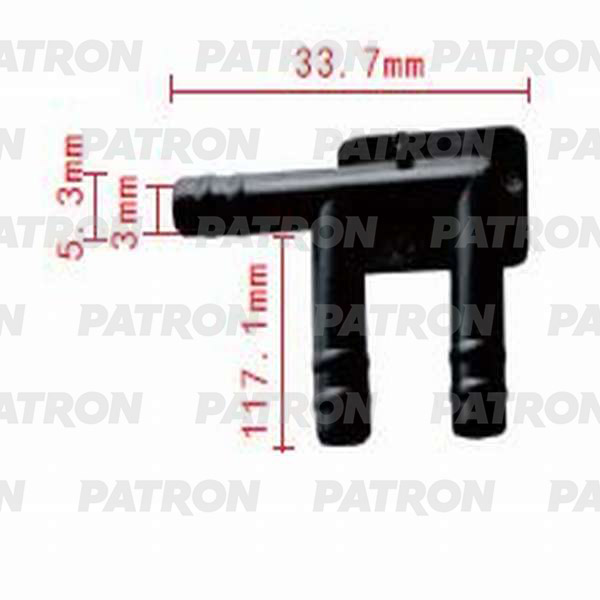 Тройник GM применяемость: соединитель трубок PATRON p370809