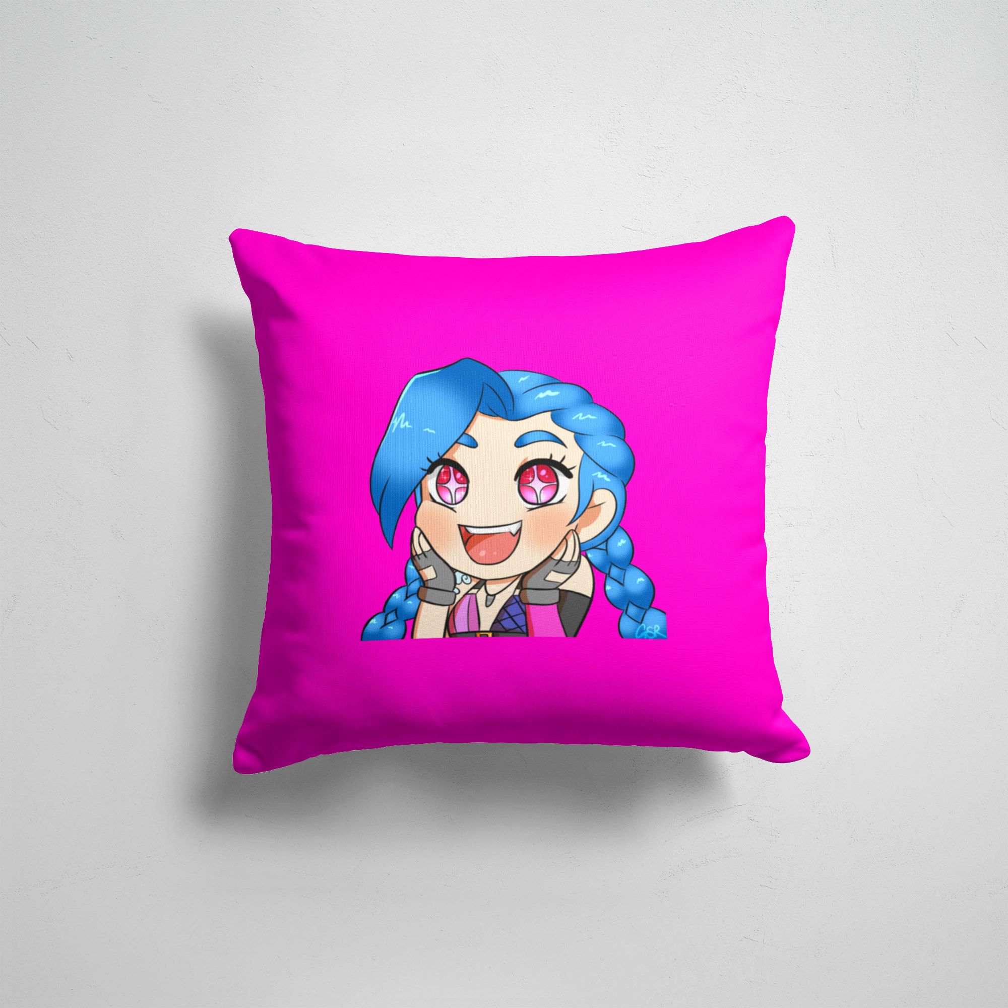 Подушка декоративная 45х45см Аниме JoJo Bizarre Adventure Cute Anime JINX