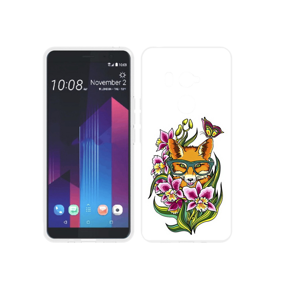 

Чехол MyPads Tocco для HTC U11 EYEs Лиса в цветах, Прозрачный, Tocco